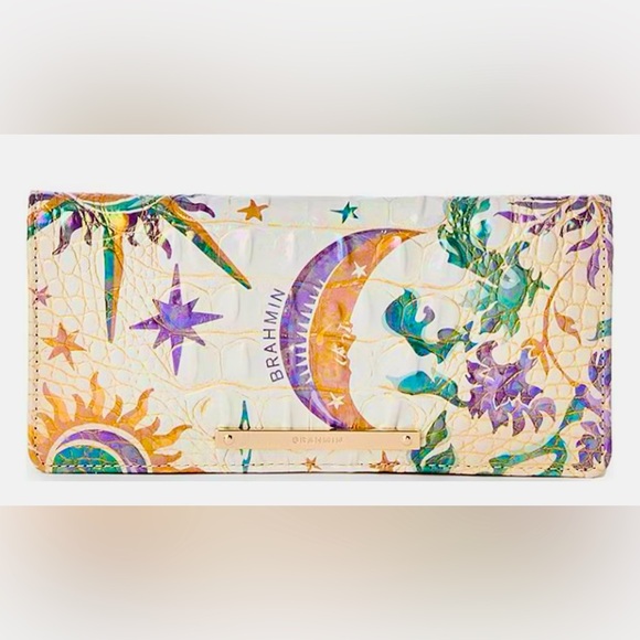 Brahmin Handbags - New Brahmin Sun Moon & Stars Vitality Melbourne Leather ADY Wallet